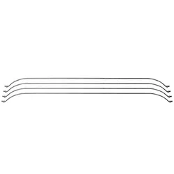 Ford Escort Mk1 Roof Lining Steel Bars - Headliner Bows 4 Piece Bar Set