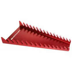 Motamec Alloy Spanner Rack - 15pc Wrench Storage Holder Red Anodized