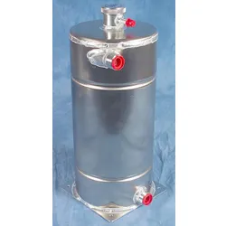 AH Fabrications Alloy Dry Sump Oil Tank 2 Gallon 5/8 BSP