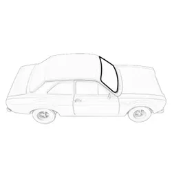 NEW For Ford Escort Mk1 Front Screen Rubber Windscreen Surround Window Seal