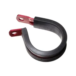 Motamec AN -18 AN18 28.6mm ID Cushioned P Clip Hose Clamp Rubber Aluminium