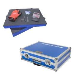 Motamec MTB-200 Flight Case Blue - Blue Foam
