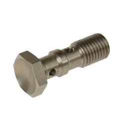 Motamec M10 x 1.25mm 30mm Long Stainless Steel Twin Banjo Bolt Brake Fitting