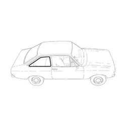 NEW For Ford Escort Mk2 Rear Quarter Window Seal Rubber Replacement PAIR