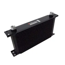 Motamec Oil Cooler 19 Row - 235mm Matrix - 1/2 BSP - Black Alloy