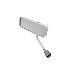 LIFELINE FIA Formula Car Mirror, Left Hand, Flat Lens, White