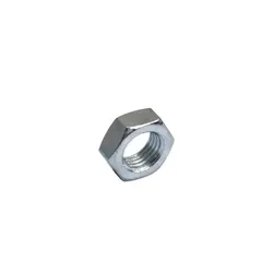 Motamec Brake Fitting Lock Half Nut M10 x1.0 / -3 JIC Zinc Plated Steel