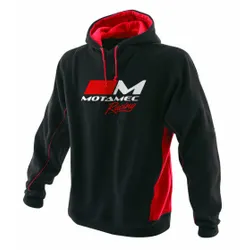 Motamec Racing Hoody - Black And Red Hoodie XXL