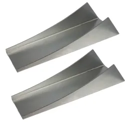 Escort Mk1 Mk2 Rear Chassis to Leaf Spring Hangar Skids - Floor Skid Plates PAIR
