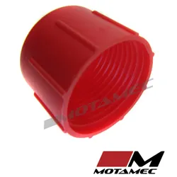 Motamec AN JIC -12 AN12 Plastic Cap for Fuel Oil Hose Dust Cover RED