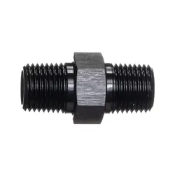 Motamec 1/8" NPT Male to Male Fitting Adapter Alloy Oil Fuel Black