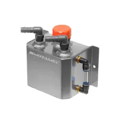 Motamec Alloy 1 Litre Oil Catch Tank & Breather Cap Aluminium Anodized TITANIUM