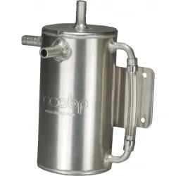 OBP Baffled 1 Litre Round Bulk Head Mount Oil Catch Tank OBPCT008