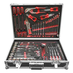 Motamec Hand Tools Kit - Black Case Red Foam