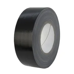 High Grade Black Gaffa Tank Tape Roll 50mm x 50m -  Extra Strong Duck Tape