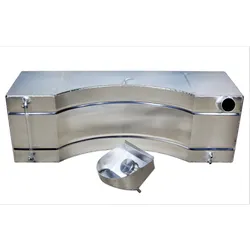Escort Mk1 Mk2 Shaped Boot Mounted Alloy Fuel Tank 12 Gallon Baffled - Push On