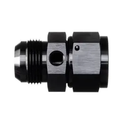 Motamec AN JIC -16 AN16 Female To Male with 1/8" NPT Port Fitting Alloy Adapter Black