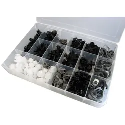 Automec Cable Brake Pipe Plastic Clip Fittings Assortment 206p