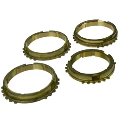 Ford 4 Speed Rocket Type E Gearbox Synchro Baulk Ring Set Brass Synchromesh