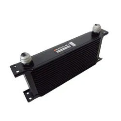 Motamec Oil Cooler 16 Row - 235mm Matrix -12 AN JIC - Black Alloy
