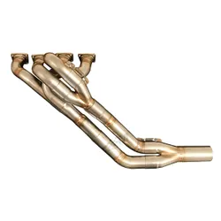 Simpson Escort Mk1 Mk2 Exhaust Manifold BDA/BDG Large Bore 4 Bolt 2.5 Stainless
