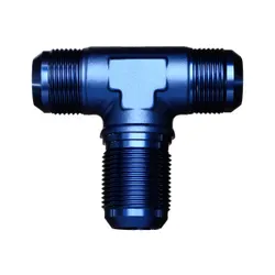Motamec AN JIC -16 AN16 Flare Union Bulkhead Tee T-Piece Alloy Fitting Adapter