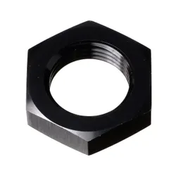 Motamec AN JIC -10 AN10 Nut for Bulkhead Fittings Alloy Black