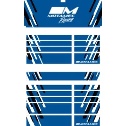 Motamec PRO94 Tool Chest Racing Blue Magnetic Sticker Decal Set