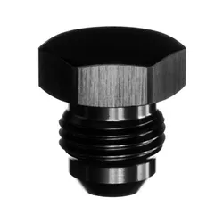 Motamec AN JIC -6 AN6 Flare End Plug Blanking Plug Fitting Alloy Adapter Black