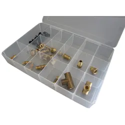 Automec Brake Pipe Union Clip Fittings Assortment Imperial