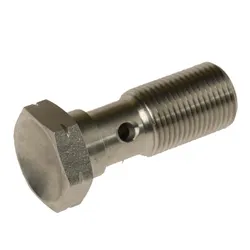 Motamec M12 x 1mm 31mm Long Stainless Steel Banjo Bolt Brake Fitting