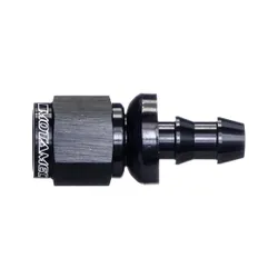 Motamec -4 AN4 Straight Push On Socketless Hose End Alloy Fitting Black