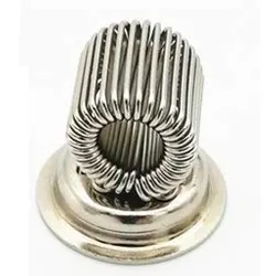 Stainless Steel Pen Pencil Spring Clip SINGLE with Magnetic Pad