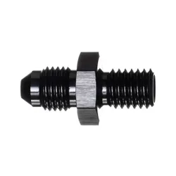 Motamec AN -4 AN4 JIC to M10x1.50 Metric Thread Alloy Fitting Adapter Black