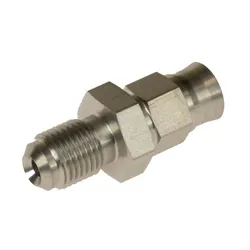 Motamec -3 AN Female M10x1.25  Male Straight Stainless Steel Brake Fitting