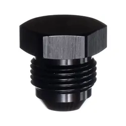 Motamec AN JIC -8 AN8 Flare End Plug Blanking Plug Fitting Alloy Adapter Black