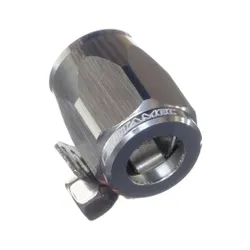 Motamec 12mm AN4 Fuel Hose Clamp End Finisher Hex Head Jubilee Alloy SILVER