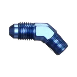 Motamec AN JIC -4 AN4 To 1/8" NPT 45 Degree Alloy Adapter Fitting