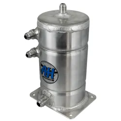AH Fabrications Petrol Fuel Swirl Pot 1.5 Litre JIC Fittings