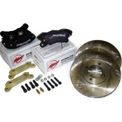 Wilwood Talbot Sunbeam Brake Kit Dynalite 4 Pot Calipers DRILLED