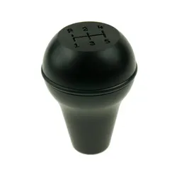 ZF Gearbox 5 Speed Nylon Gear Knob Dog Leg 1st Pattern Machined - Plain Black