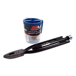 Motamec 9 Inch Safety Lock Wire Twisting Pliers & 0.81mm Lock Wire Set