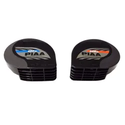 PIAA Motorsport Twin Horn Kit - Slim Two Tone Sports Electric Slender Horns H012