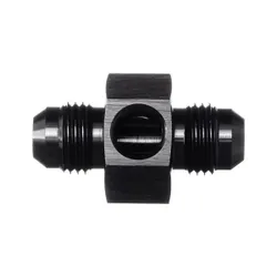 Motamec AN JIC -6 AN6 Male To Male with 1/8" NPT Port Fitting Alloy Adapter Black