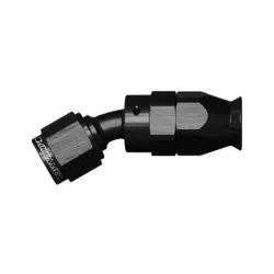Motamec AN JIC -6 AN6 30 Degree Swivel Teflon PTFE Hose Fitting End Alloy Fuel Oil Black