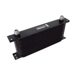 Motamec Oil Cooler 16 Row - 235mm Matrix -10 AN JIC - Black Alloy