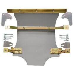 Escort Mk1 Mk2 Group4 Chassis Mounted Sump Guard Kit WET SUMP - Alloy Plate 8mm