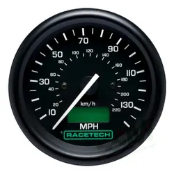 Racetech Speedo Speedometer Gauge 0-130MPH Backlight