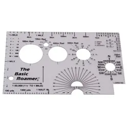 The Basic Map Roamer 5 Rally Navigating Black on Clear