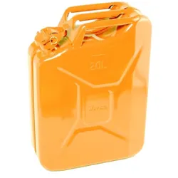 Wavian Steel Fuel Jerry Can - Orange - NATO / UN Spec  